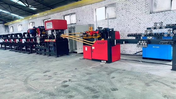 Mesin Pengelasan Bar Baja Diameter 6-12mm dengan Kesalahan Panjang ±5mm/m