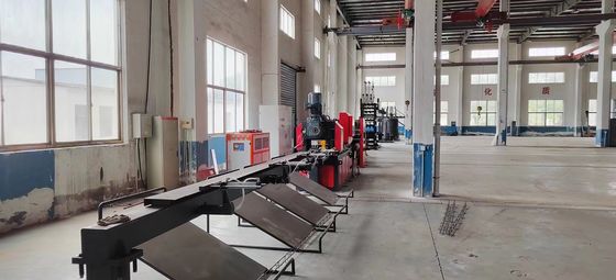 8-12m/min Truss Membuat Mesin Dengan Keakuratan Tinggi 1 Tahun Garansi