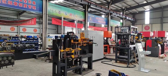 Mesin Pengelasan Bar Baja Berkontrol Layar Sentuh Erw 47000x3000x3500mm