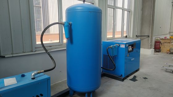 Kompresor sekrup udara suhu pembuangan rendah dengan perpindahan gas 5,5 m3/min
