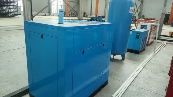 Direct Drive Rotary Screw Air Compressor PLC untuk industri
