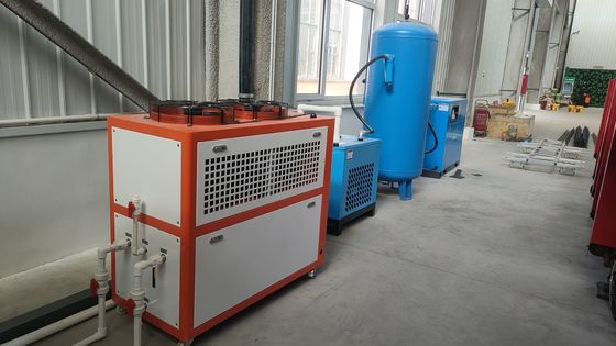 380V 50Hz Air Dingin Industrial Chiller Air Cooling 1610x735x1390