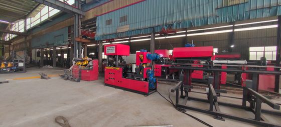 Isolasi Kelas F Rebar Mesin Pengelasan Dengan 7.5kw Side Rib Forming Motor Power