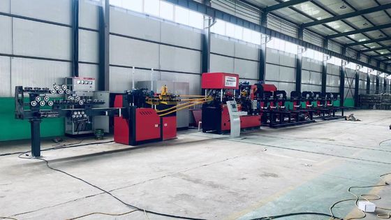Precision PLC Steel Bar Welding Machine untuk Diameter Bar Utama 6-12mm